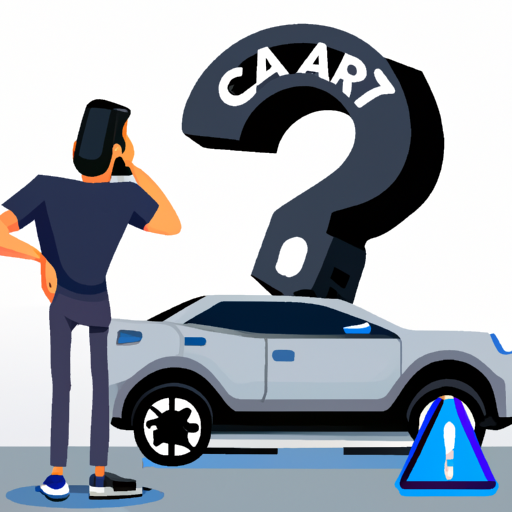 1. אדם בוחן רכב למכירה, בעל הבעה מהורהרת, המסמל את תהליך קבלת ההחלטות בקניית רכב.